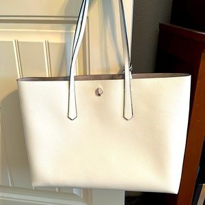 Kate Spade off while tote/purse/bag